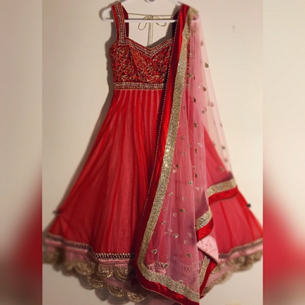 Indian anarkali suit wedding wear
